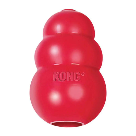 KONG Classic LARGE Durable Fetch & Chew Dog Toy Treat Stuffable 4X2.75"