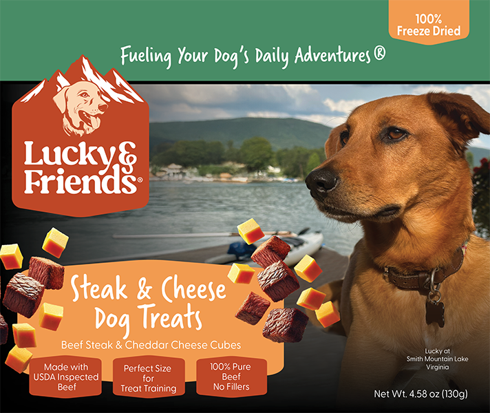 Lucky And Friends Steak And Cheese Dog Treats Delights