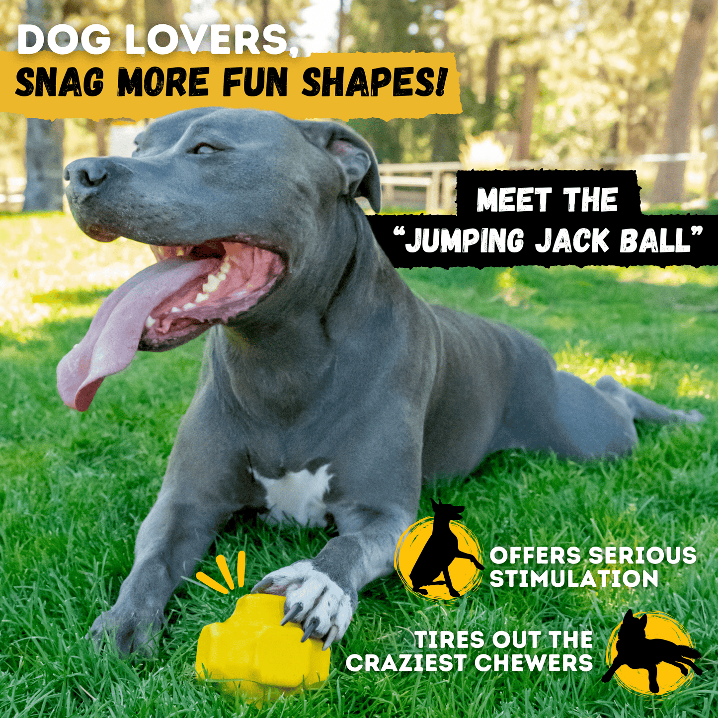 Giant Ring Ball Dog Toy Industrial Strength Rubber For Aggressive Chewers