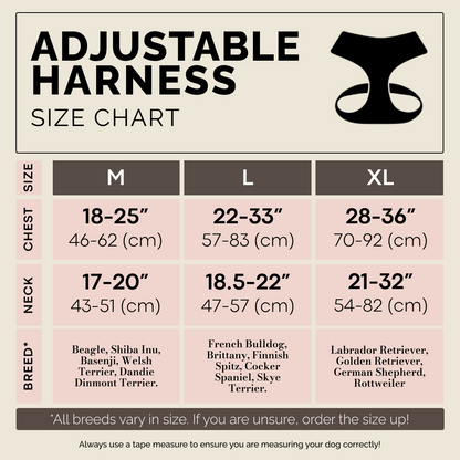 The NoMad Adjustable Luxe Harness - Sweetheart