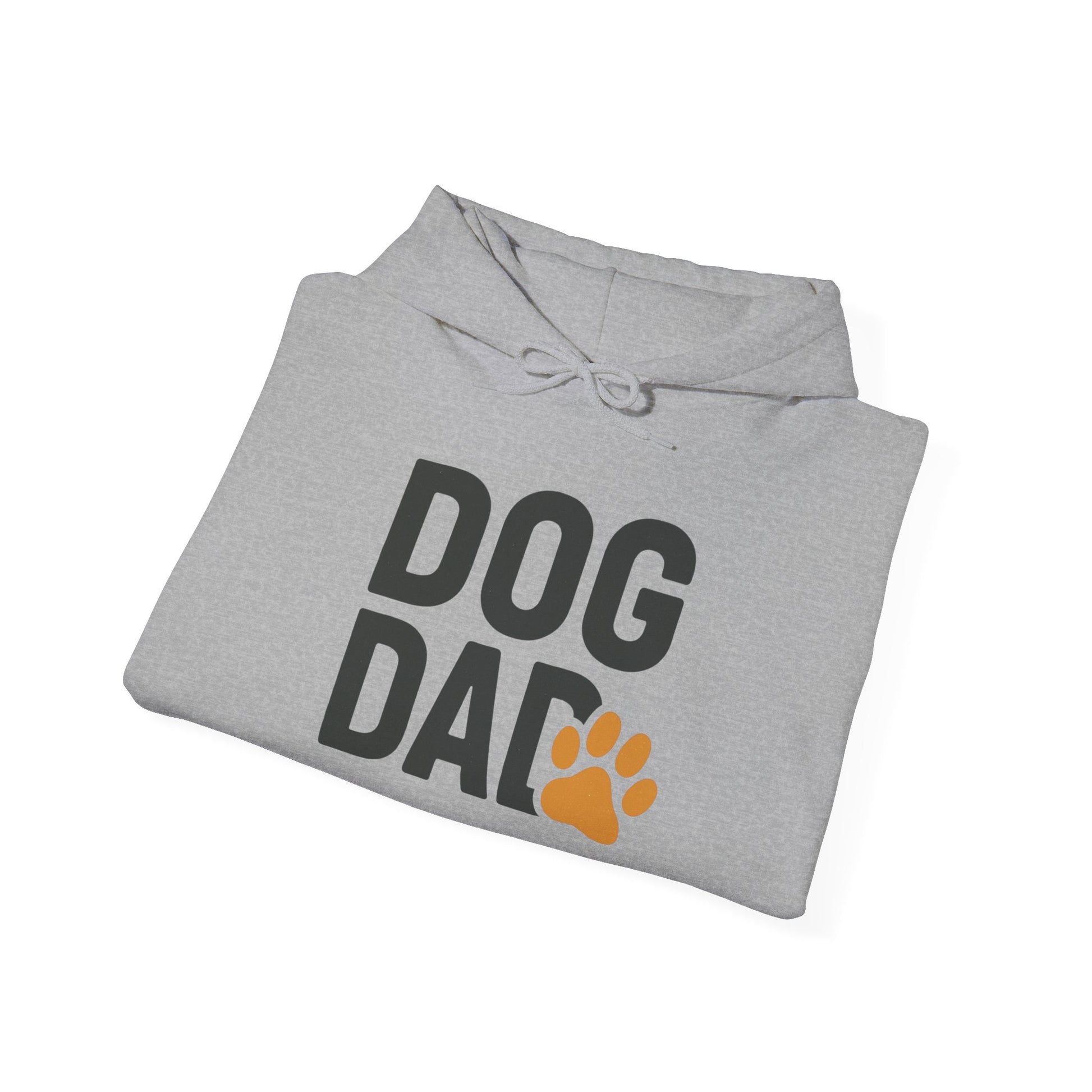Dog Dad Hoodie – Casual Paw Print Pullover for Dog Lovers