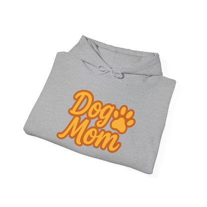 Dog Mom Hoodie Casual Paw Print Pullover Midweight Fleece