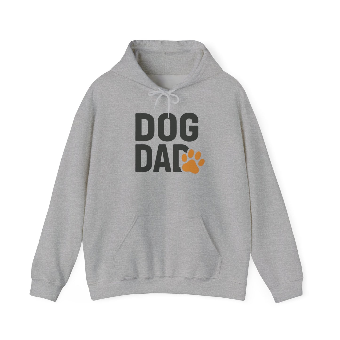 Dog Dad Hoodie – Casual Paw Print Pullover for Dog Lovers