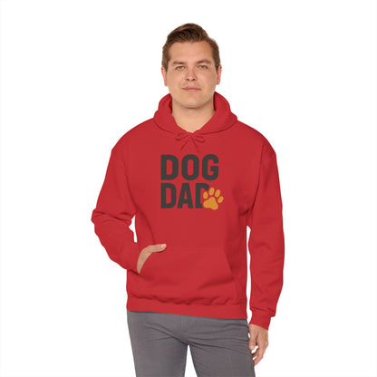 Dog Dad Hoodie Casual Paw Print Pullover For Dog Lovers