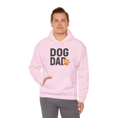 Dog Dad Hoodie Casual Paw Print Pullover For Dog Lovers