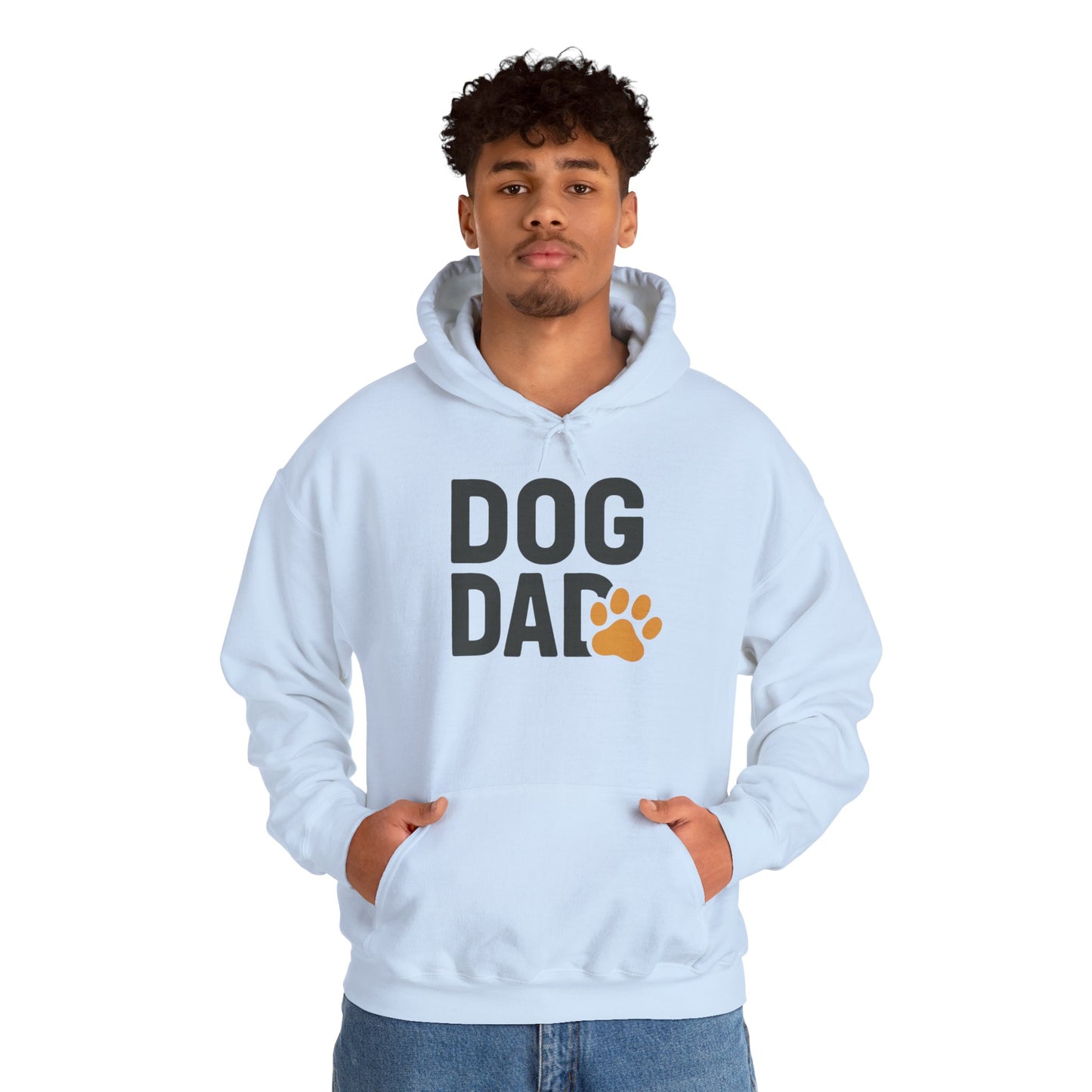 Dog Dad Hoodie – Casual Paw Print Pullover for Dog Lovers