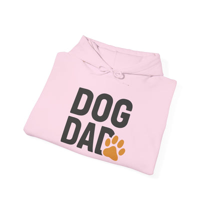 Dog Dad Hoodie Casual Paw Print Pullover For Dog Lovers