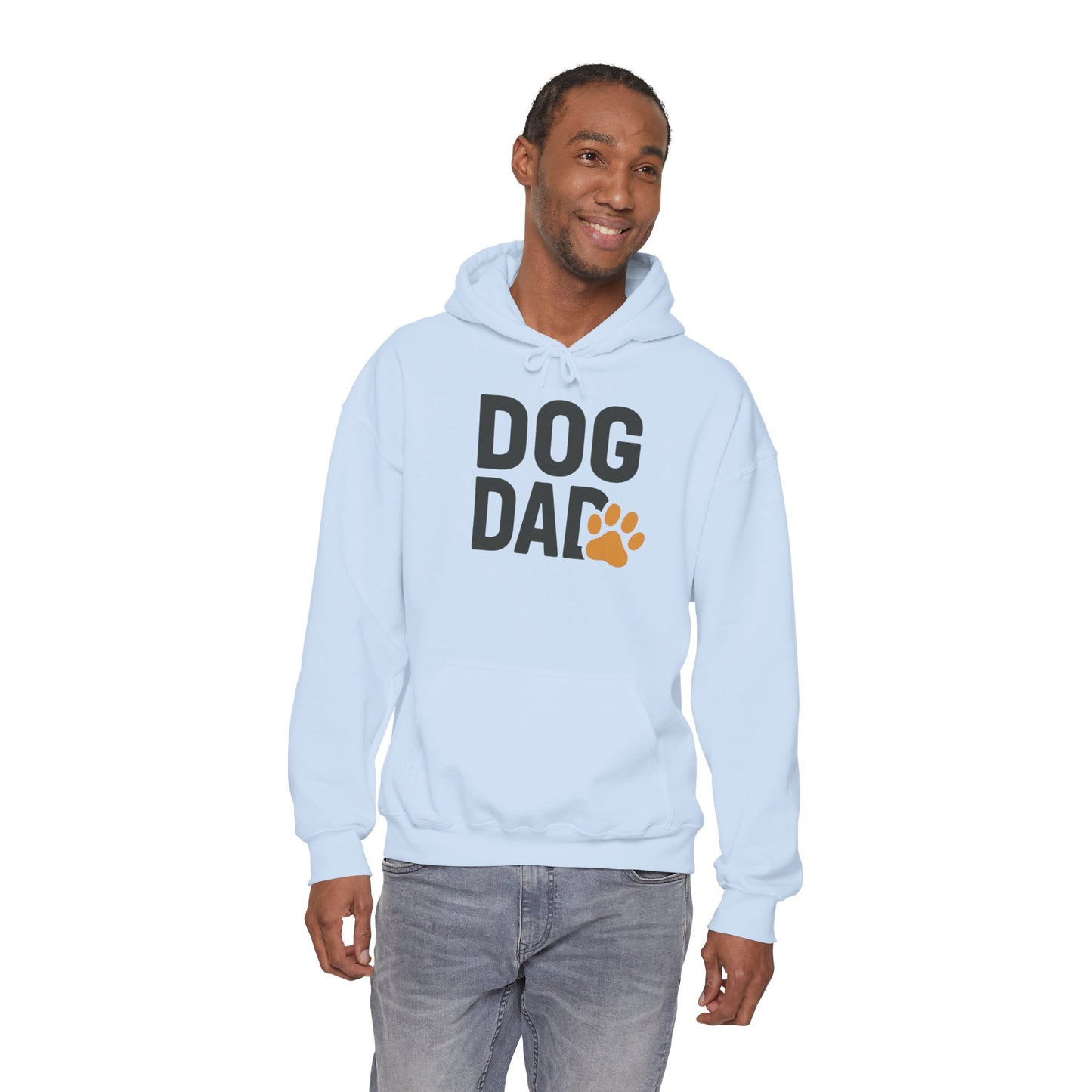 Dog Dad Hoodie – Casual Paw Print Pullover for Dog Lovers