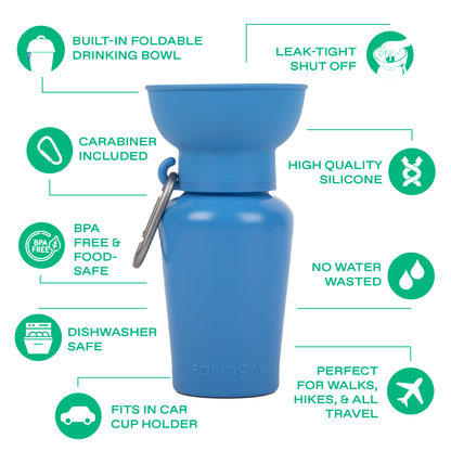 20oz Flip Dog Travel Water Bottle