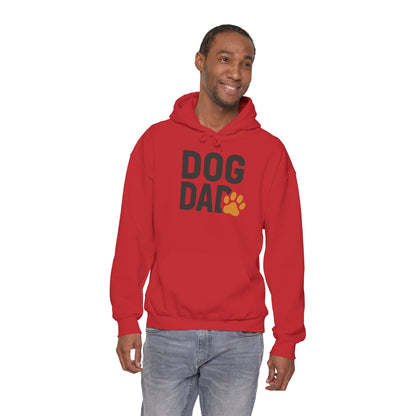 Dog Dad Hoodie Casual Paw Print Pullover For Dog Lovers