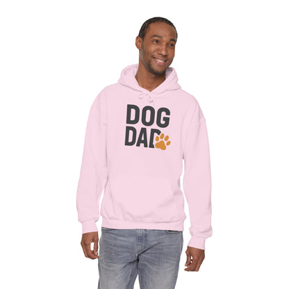 Dog Dad Hoodie Casual Paw Print Pullover For Dog Lovers