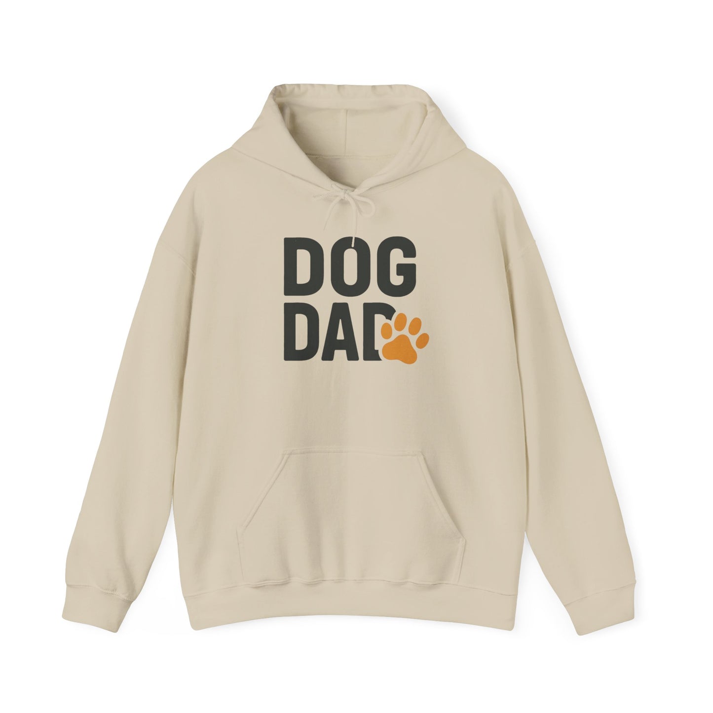 Dog Dad Hoodie – Casual Paw Print Pullover for Dog Lovers