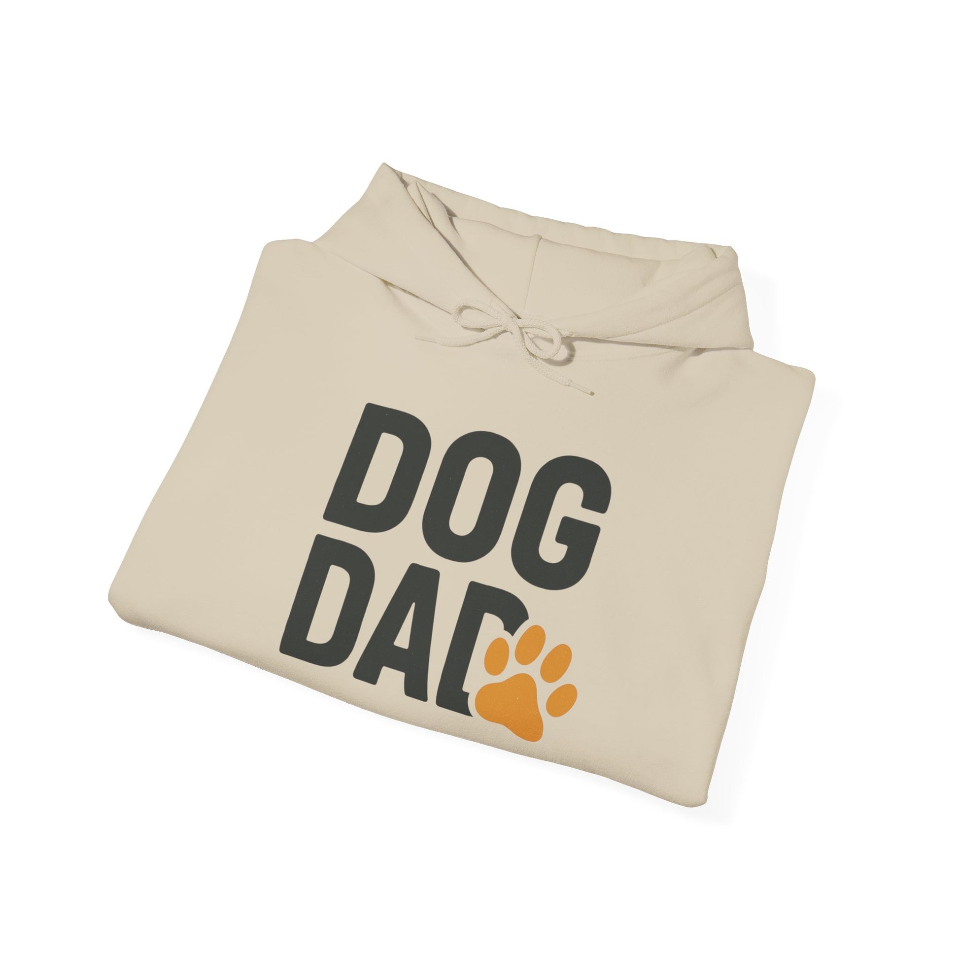 Dog Dad Hoodie – Casual Paw Print Pullover for Dog Lovers