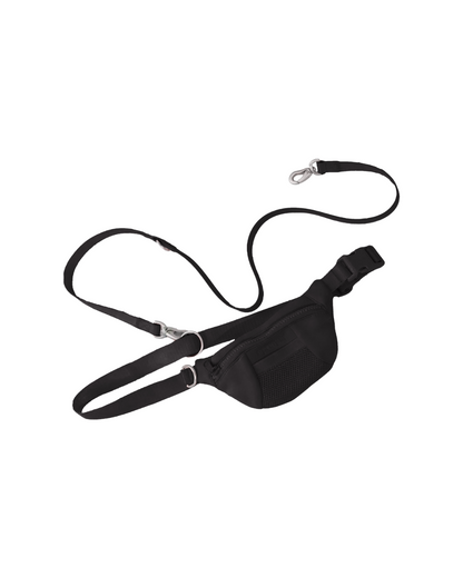 Original Hands-Free Neoprene Dog Sling Bag with Leash