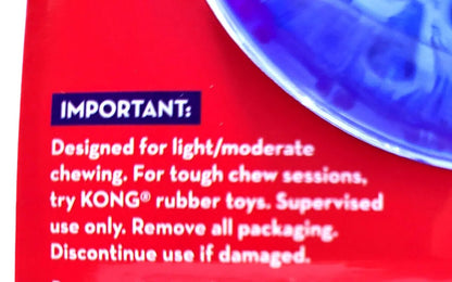 Kong Squeezz Geodz Balls Large 2Pk Squeaky Floating Dog Fetch Toy 3" Colors Vary