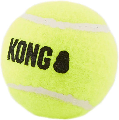 KONG Squeakair Tennis Balls (2) XL Squeaky Dog Fetch Toy 4"