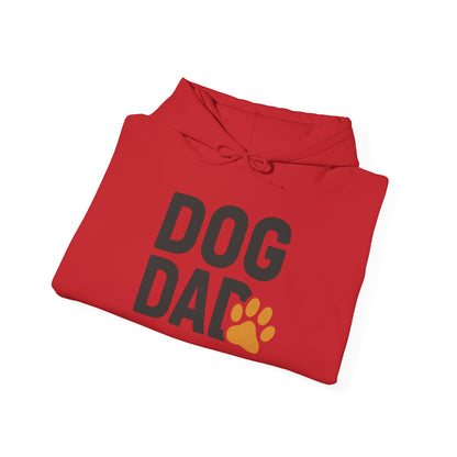 Dog Dad Hoodie Casual Paw Print Pullover For Dog Lovers