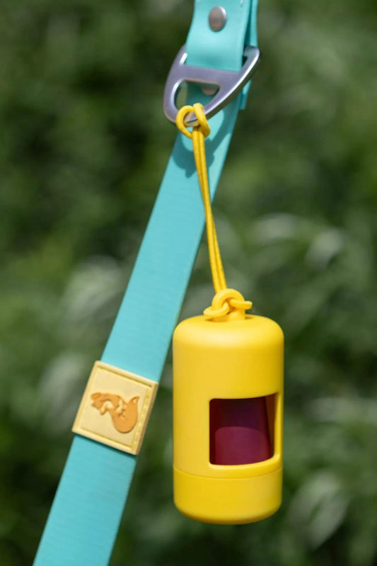 Sun-kissed Yellow Waste Bag Dispenser