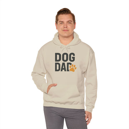 Dog Dad Hoodie – Casual Paw Print Pullover for Dog Lovers