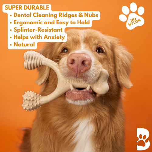 BetterBone HARD CHEW TOY: Natural Ingredients, eco-friendly & durable