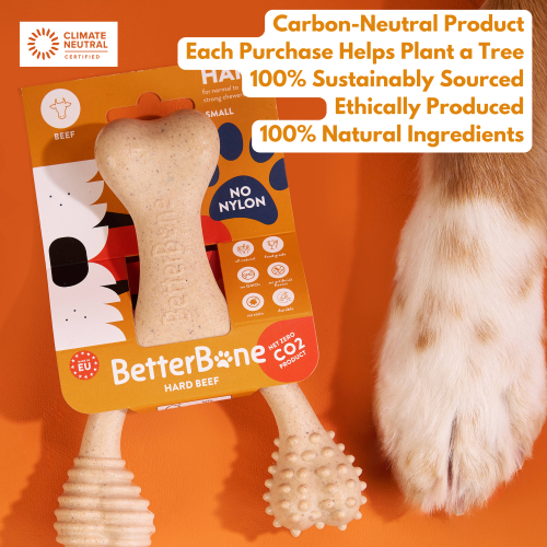 BetterBone HARD CHEW TOY: Natural Ingredients, eco-friendly & durable