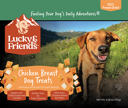 Lucky And Friends Chicken Breast Dog Treats Lean Single Ingredient Protein