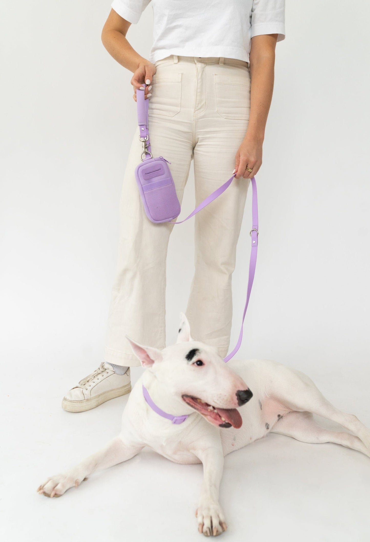 Original Neoprene Dog Walk Bag with Leash