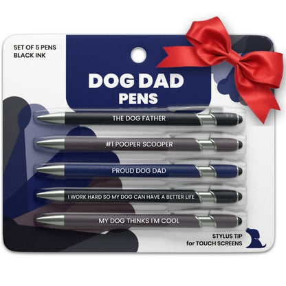 Dog-Themed Stylus Pen Sets & Refills