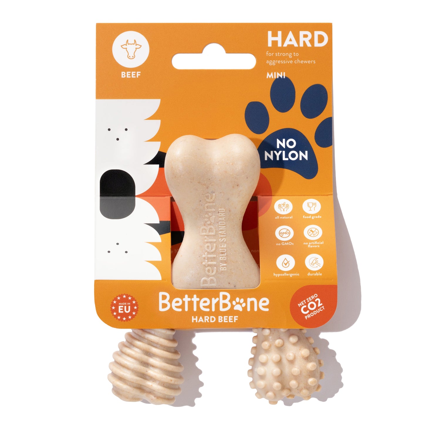 BetterBone HARD CHEW TOY: Natural Ingredients, eco-friendly & durable