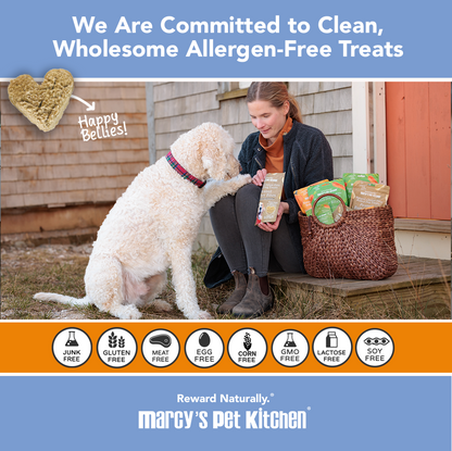 Marcy's Pet Kitchen- All Natural, Vegan Pumpkin Biscuit Dog Treats - Homemade-Vet Approved