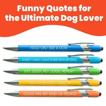 Dog-Themed Stylus Pen Set: 2 pcs. Dog Lover