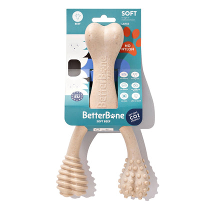 BetterBone SOFT Durability CHEW TOY: Natural Ingredients, Perfect for Teething Puppies, Senior Dogs
