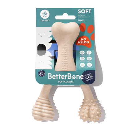 BetterBone SOFT Durability CHEW TOY: Natural Ingredients, Perfect for Teething Puppies, Senior Dogs