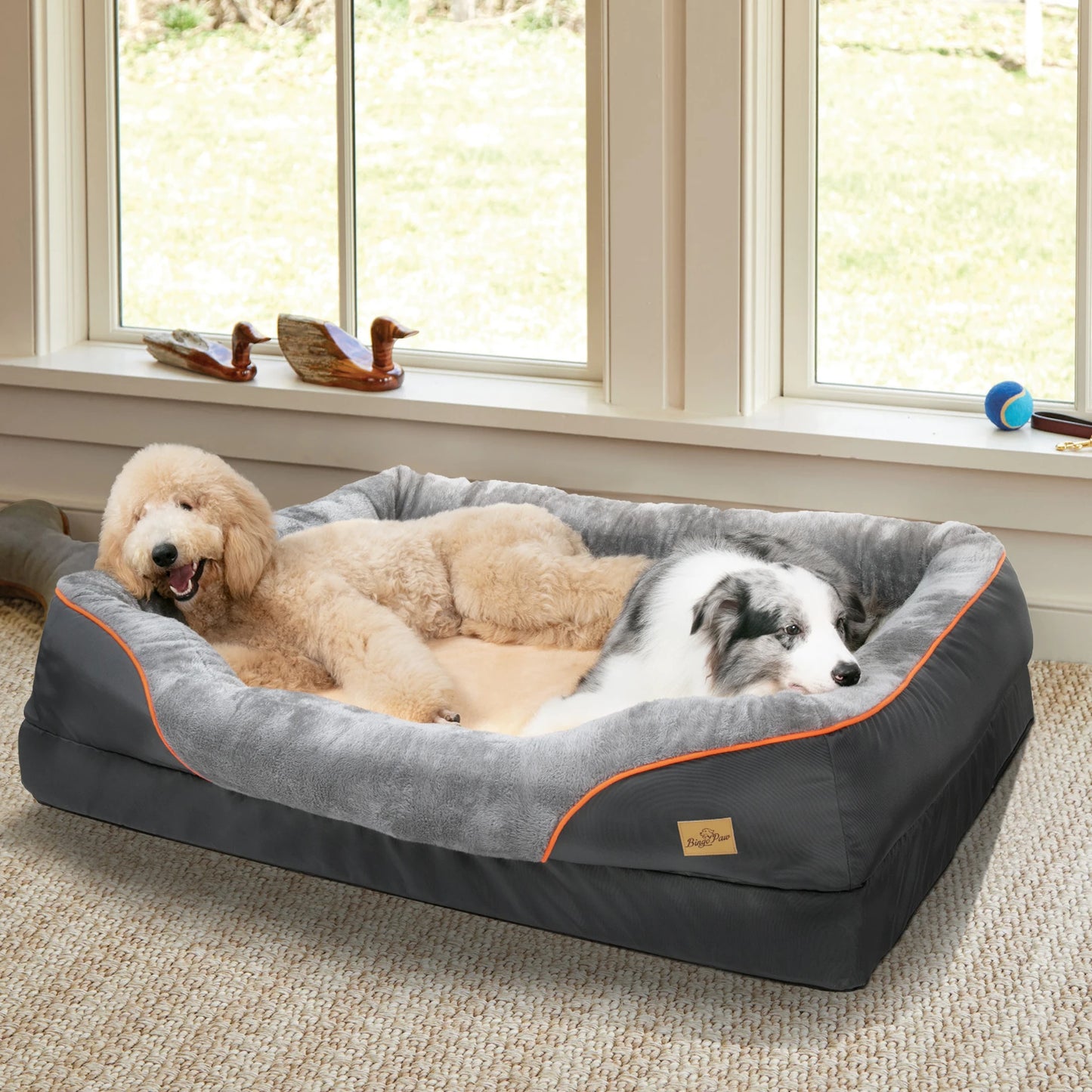 Dog Bed Soft Comfortable Anti-Allergy Warm Fleece L, XL, 2XL
