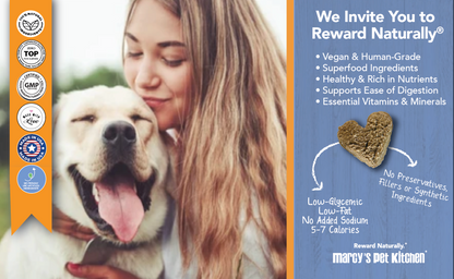 Marcy's Pet Kitchen- All Natural, Vegan Pumpkin Biscuit Dog Treats - Homemade-Vet Approved