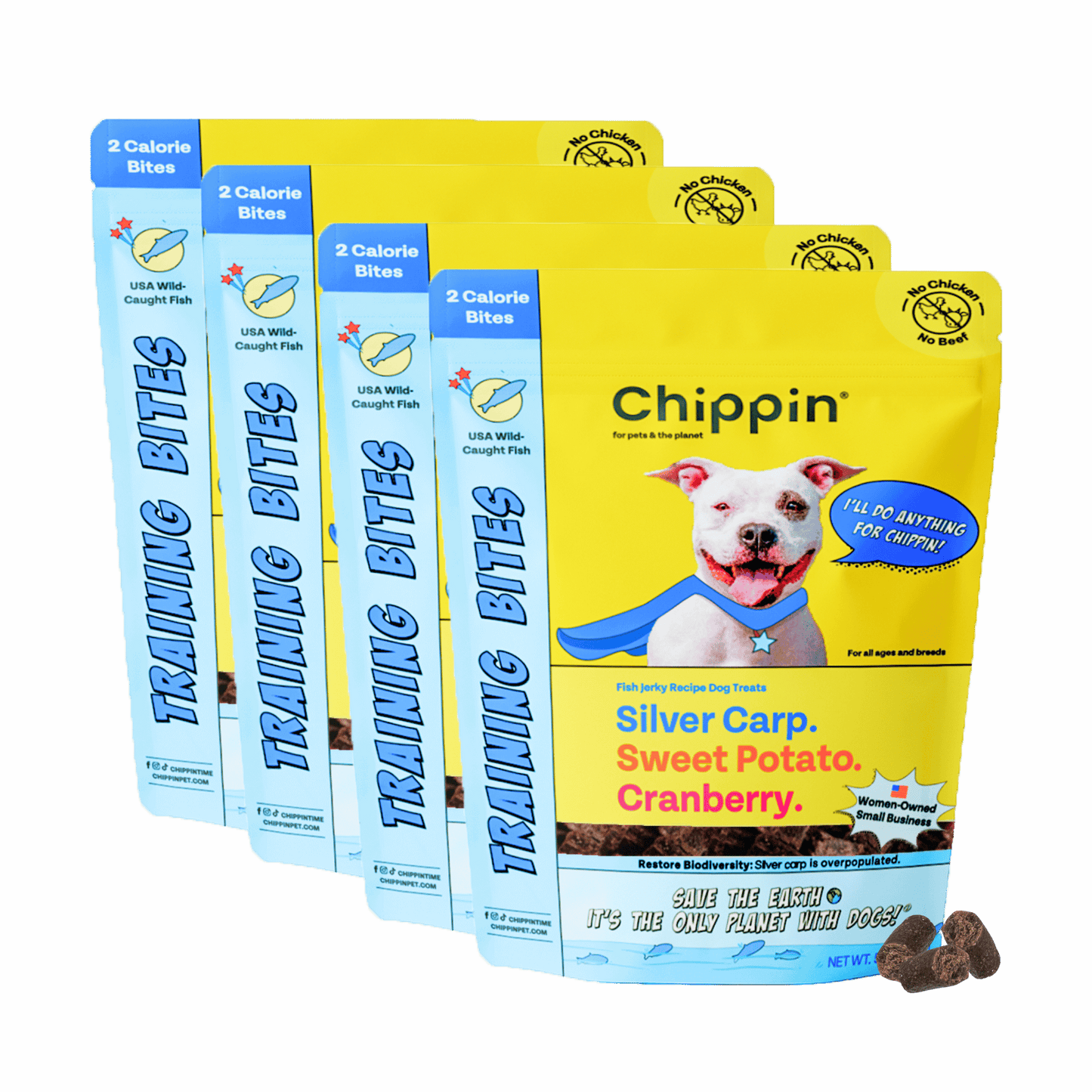 Fish & Sweet Potato Training Bites, 4-Pack