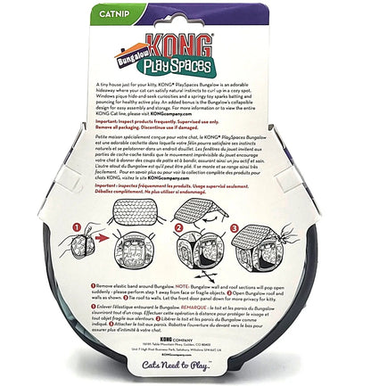 Kong Play Spaces Bungalow with Catnip Cat Kitten Toy