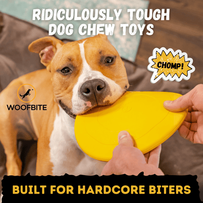 Air Disc Toy for Aggressive Chewers Durable Heavy Duty Dog Toy for Large Breeds