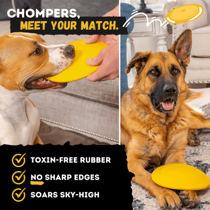 Air Disc Toy for Aggressive Chewers Durable Heavy Duty Dog Toy for Large Breeds