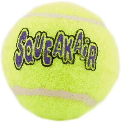 KONG Squeakair Tennis Balls 3Pk Small Airdog Squeaky Dog Fetch Toy 2"