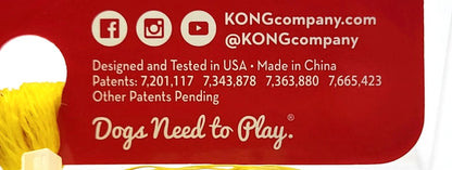 KONG Airdog Squeakair Tennis Balls 3 Ct XS Dog Fetch Toy