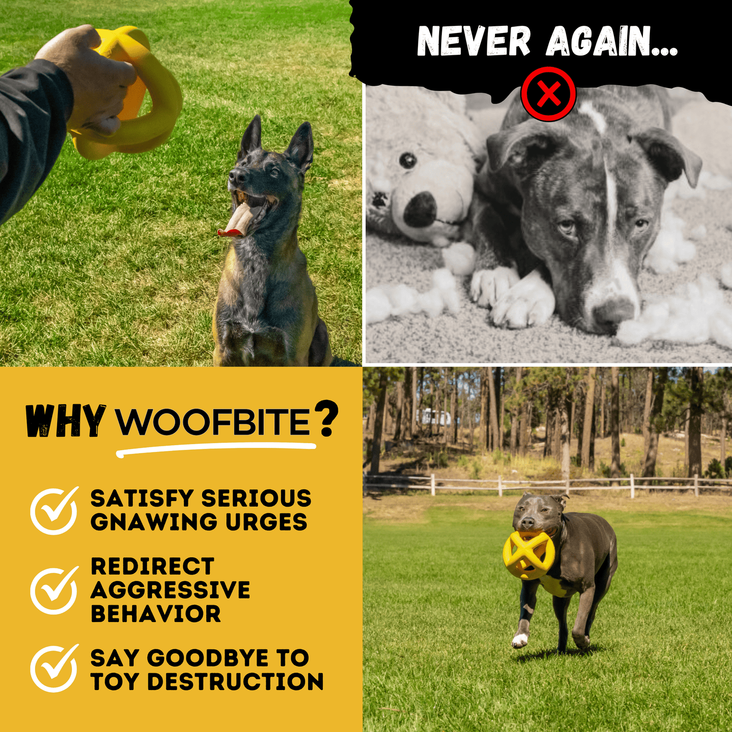 Giant Ring Ball Dog Toy Industrial Strength Rubber For Aggressive Chewers