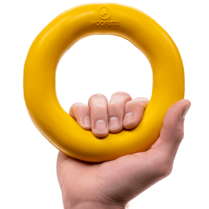 Power Ring Dog Toy Unbreakable For Aggressive Chewers Heavy Duty Rubber