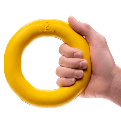 Power Ring Dog Toy Unbreakable For Aggressive Chewers Heavy Duty Rubber