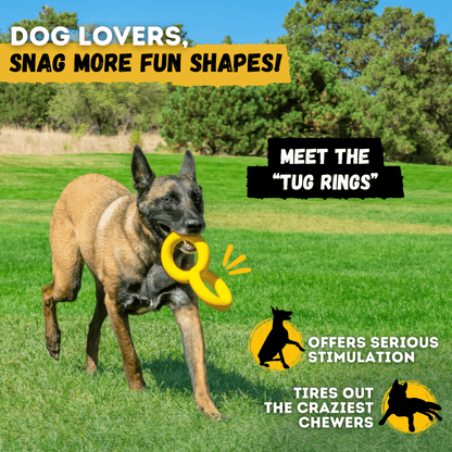 Power Stick Toy Aggressive Chewers Unbreakable Durable Heavy Duty Rubber For Large Dogs