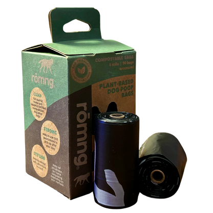 Compostable plant-based dog poop bags