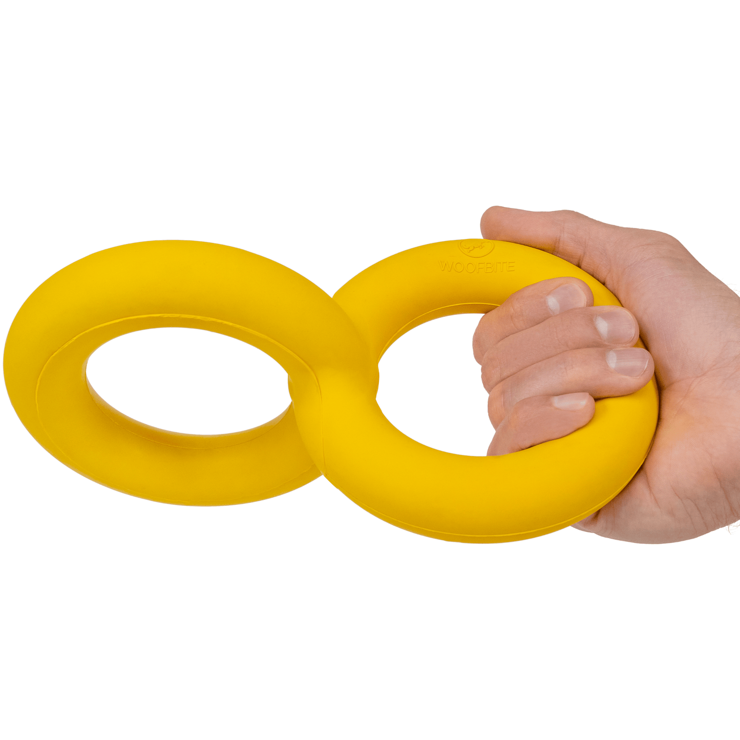 Woofbite Unbreakable Tug Ring Toy For Aggressive Chewers Durable Rubber For Large Dogs